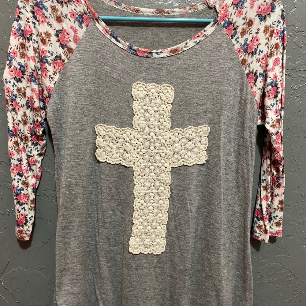 Baseball tee/blouse
